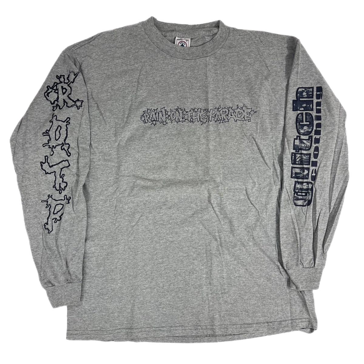 Vintage Rain On The Parade &quot;Glitch Clothing&quot; Long Sleeve Shirt