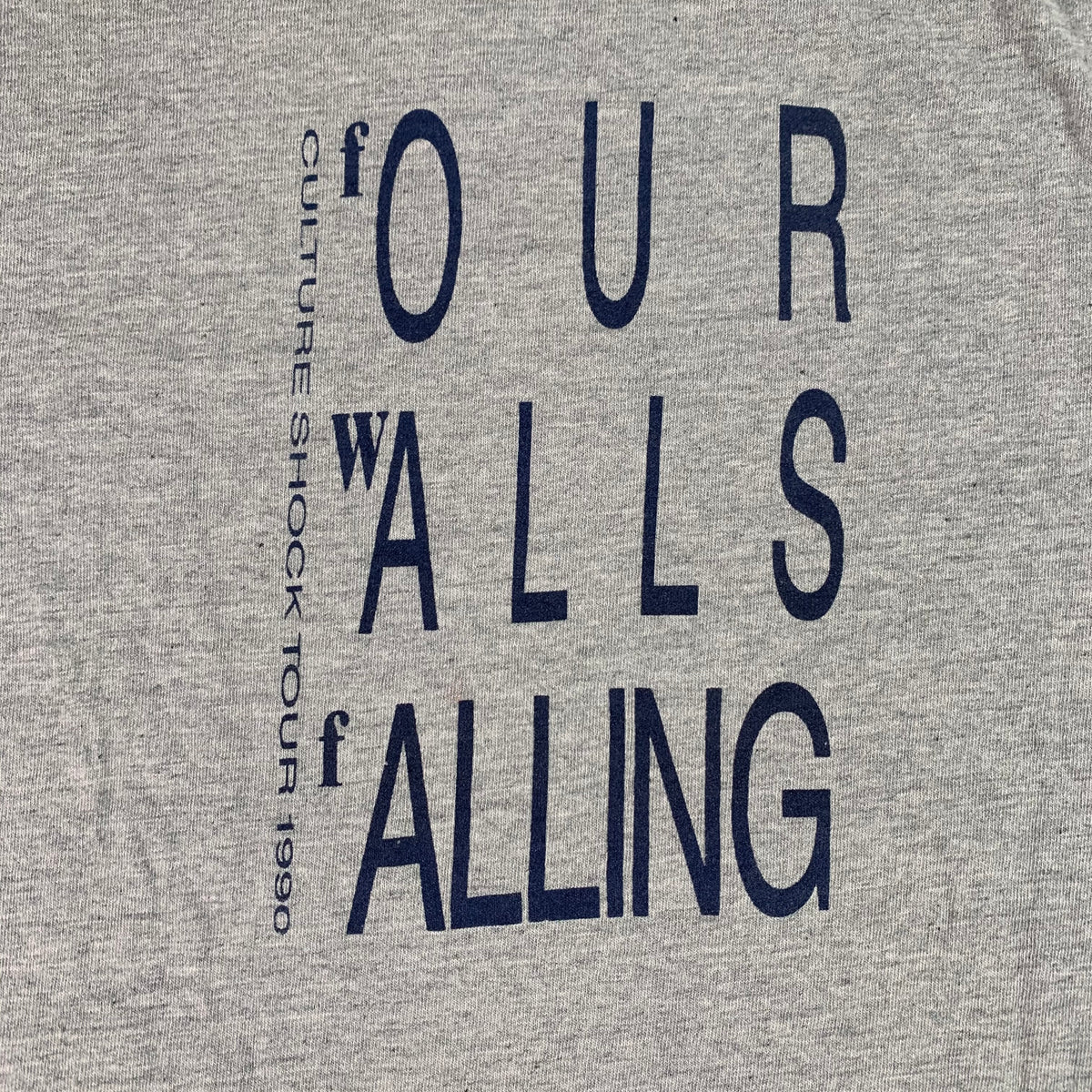 Vintage Four Walls Falling &quot;Jade Tree Records&quot; Culture Shock T-Shirt