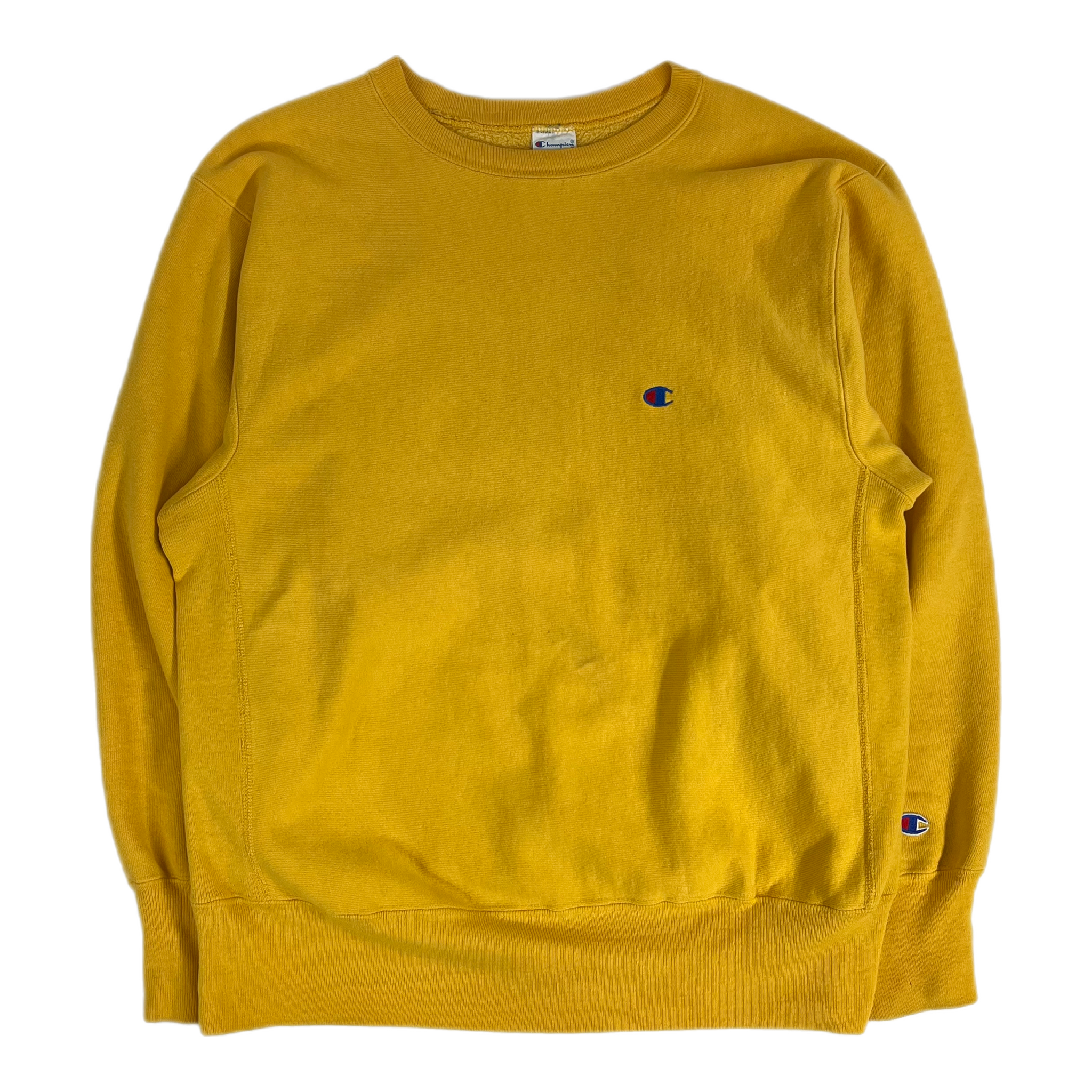Vintage Champion Reverse Weave Yellow Crewneck Sweatshirt jointcustodydc