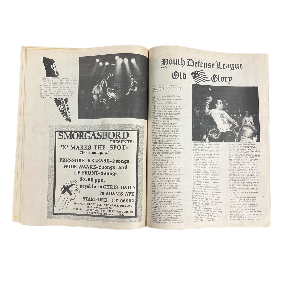Vintage Schism NYHC Fanzine &quot;1988&quot; Issue #8