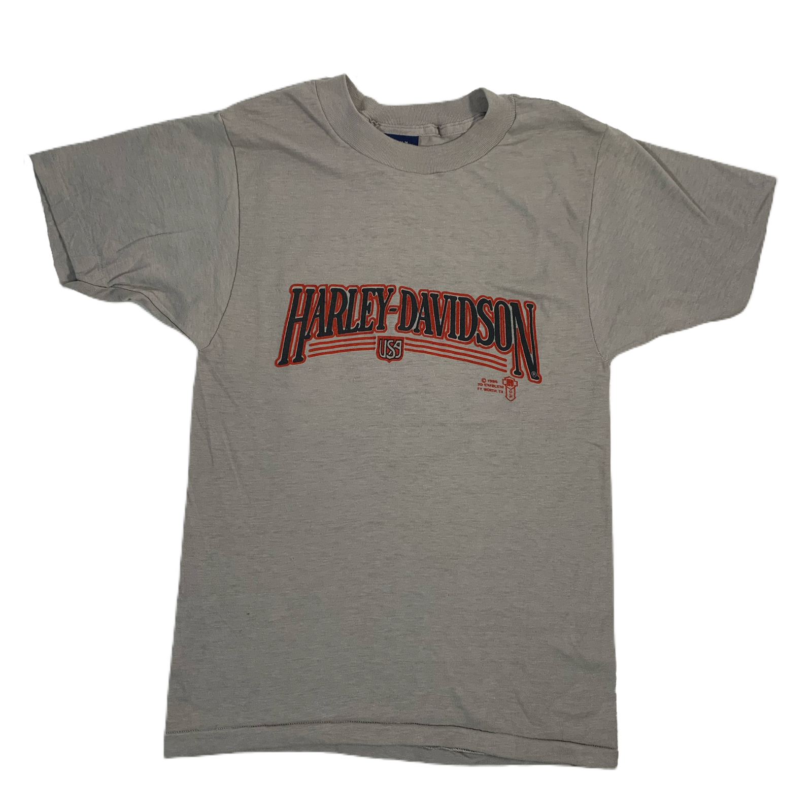 Vintage Harley-Davidson "Ezekiel's Wheel" 3D Emblem T-Shirt - jointcustodydc