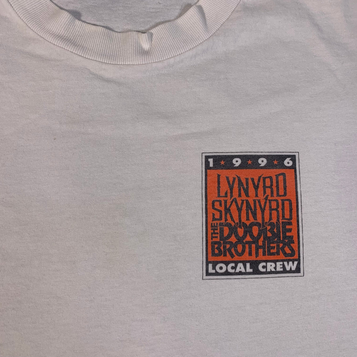 Vintage Lynyrd Skynyrd The Doobie Brothers &quot;Local Crew&quot; T-Shirt