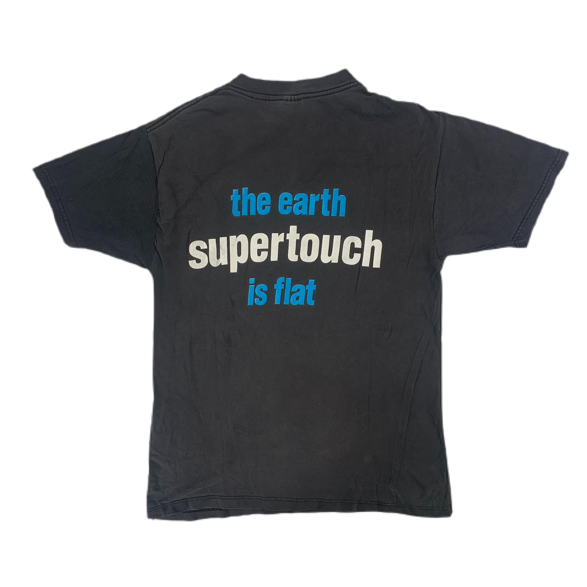 Vintage Supertouch &quot;The Earth Is Flat&quot; T-Shirt