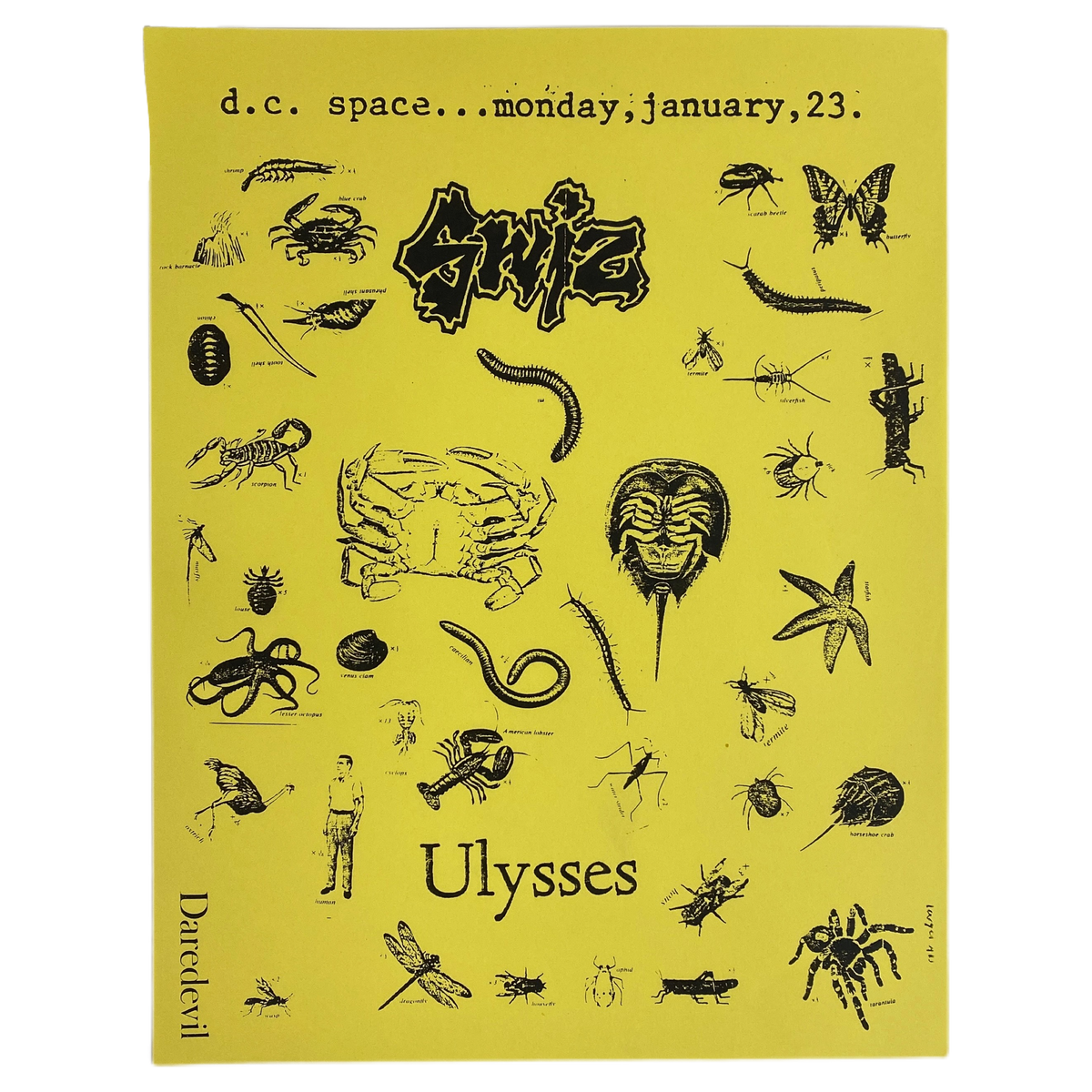 Vintage Swiz Ulysses &quot;D.C. Space&quot; Flyer