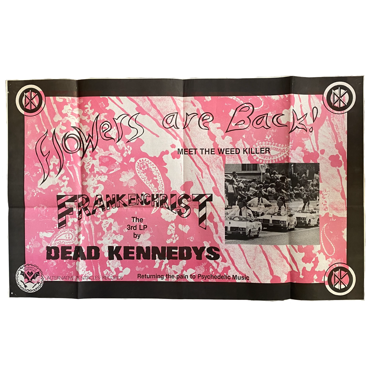 Vintage Dead Kennedys &quot;Frankenchrist&quot; Promo Poster