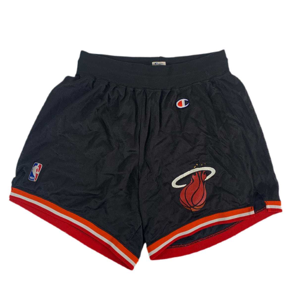 Vintage Miami Heat &quot;Champion&quot; Basketball Shorts