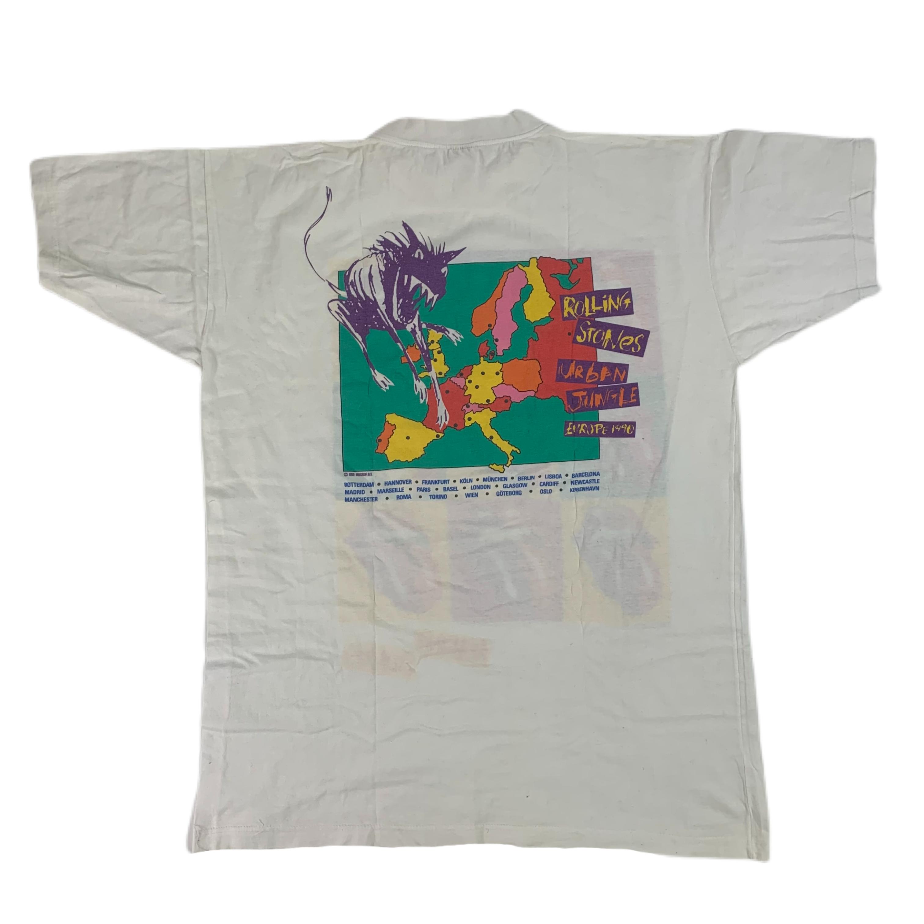 T shirt sales rolling stones roma