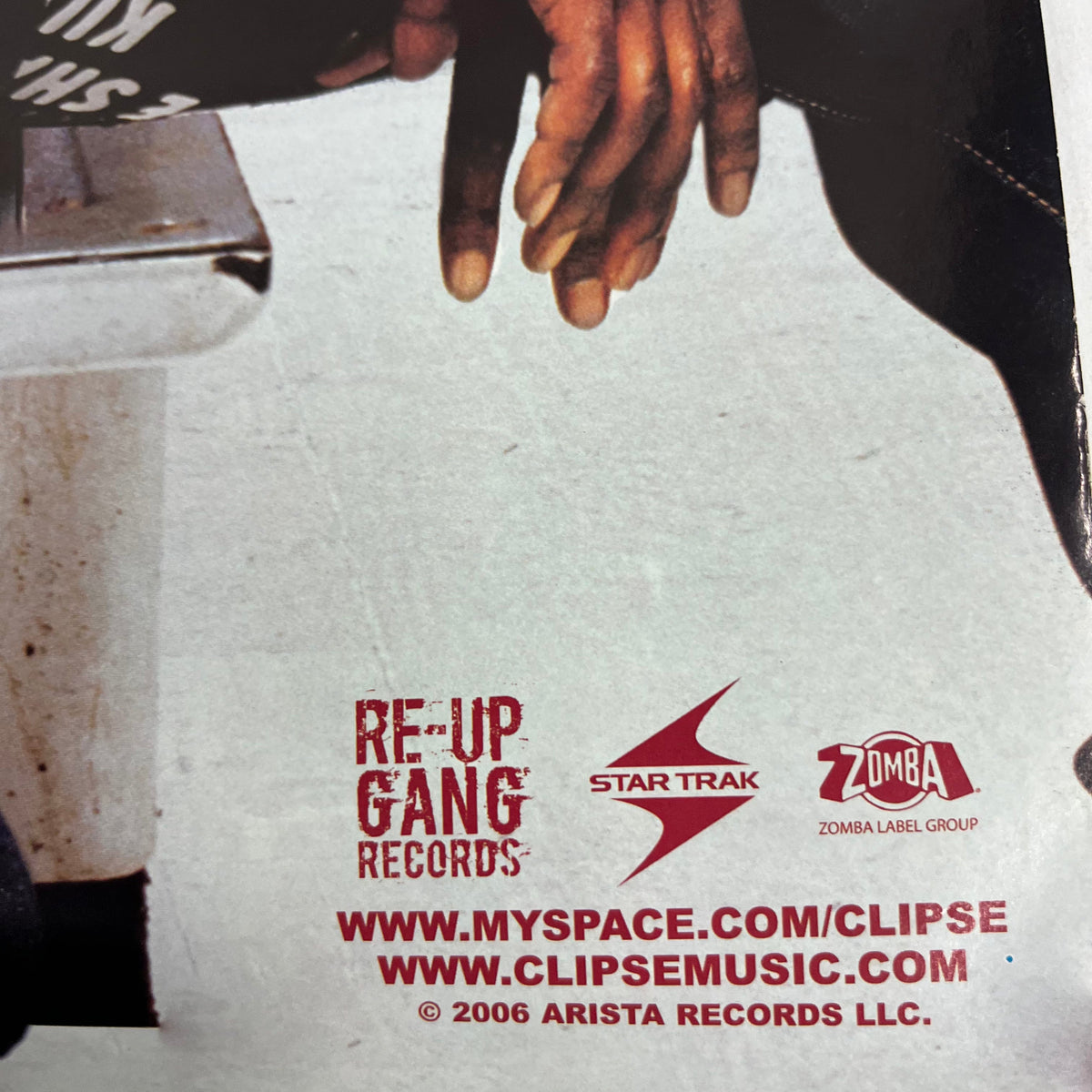 Vintage Clipse &quot;Hell Hath No Fury&quot; Re-Up Gang Records/Star Trak Entertainment Promotional Poster