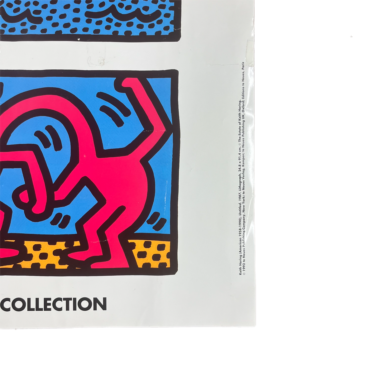 Vintage Keith Haring &quot;Te Neues Publishing&quot; Start Your Own Collection Poster