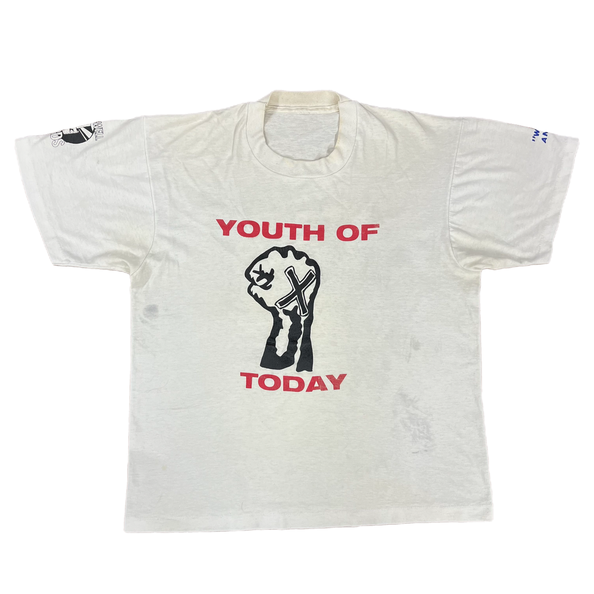 Vintage Youth Of Today &quot;Break Down The Walls&quot; Wishingwell Records T-Shirt