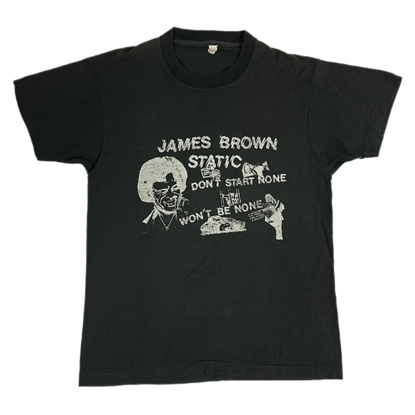 T-shirt Classique Blanc James Brown - Homme Et Femme - Taille S à 4XL - Coton - Personnalisable
