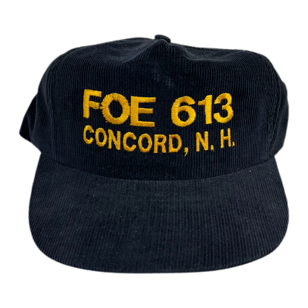 Vintage Fraternal Order Of Eagles &quot;New Hampshire&quot; Corduroy Hat
