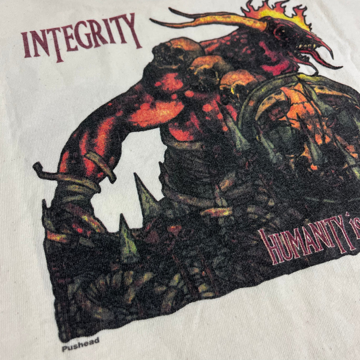 Vintage Integrity &quot;Humanity Is The Devil&quot; Pushead T-Shirt