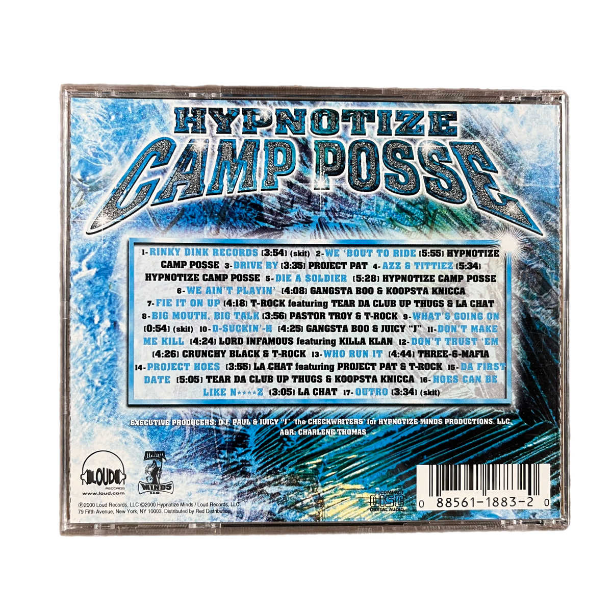 Vintage Three 6 Mafia Presents &quot;Hypnotize Camp Posse&quot; Hypnotize Minds Loud Records CD