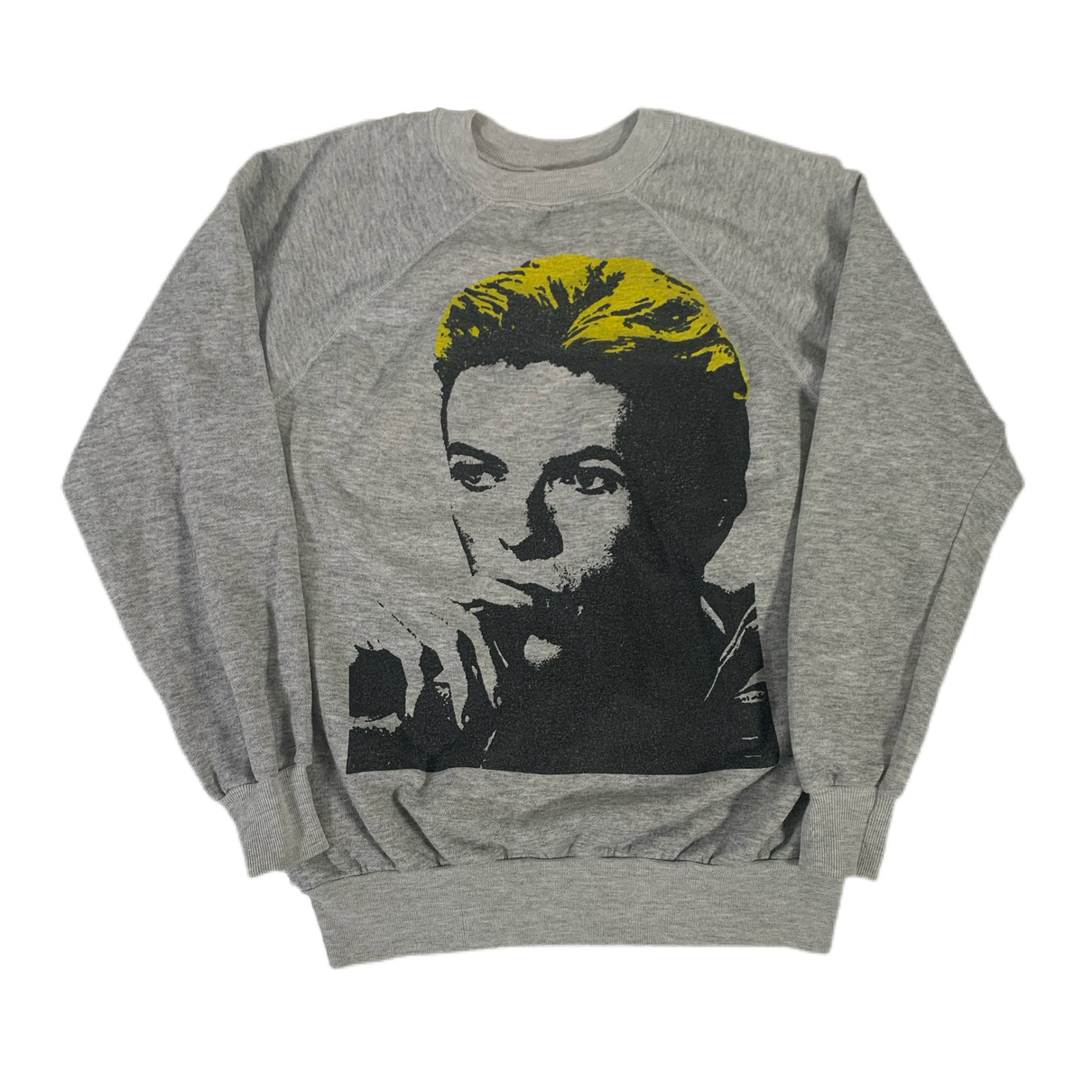 Vintage David Bowie &quot;Portrait&quot; Raglan Sweatshirt