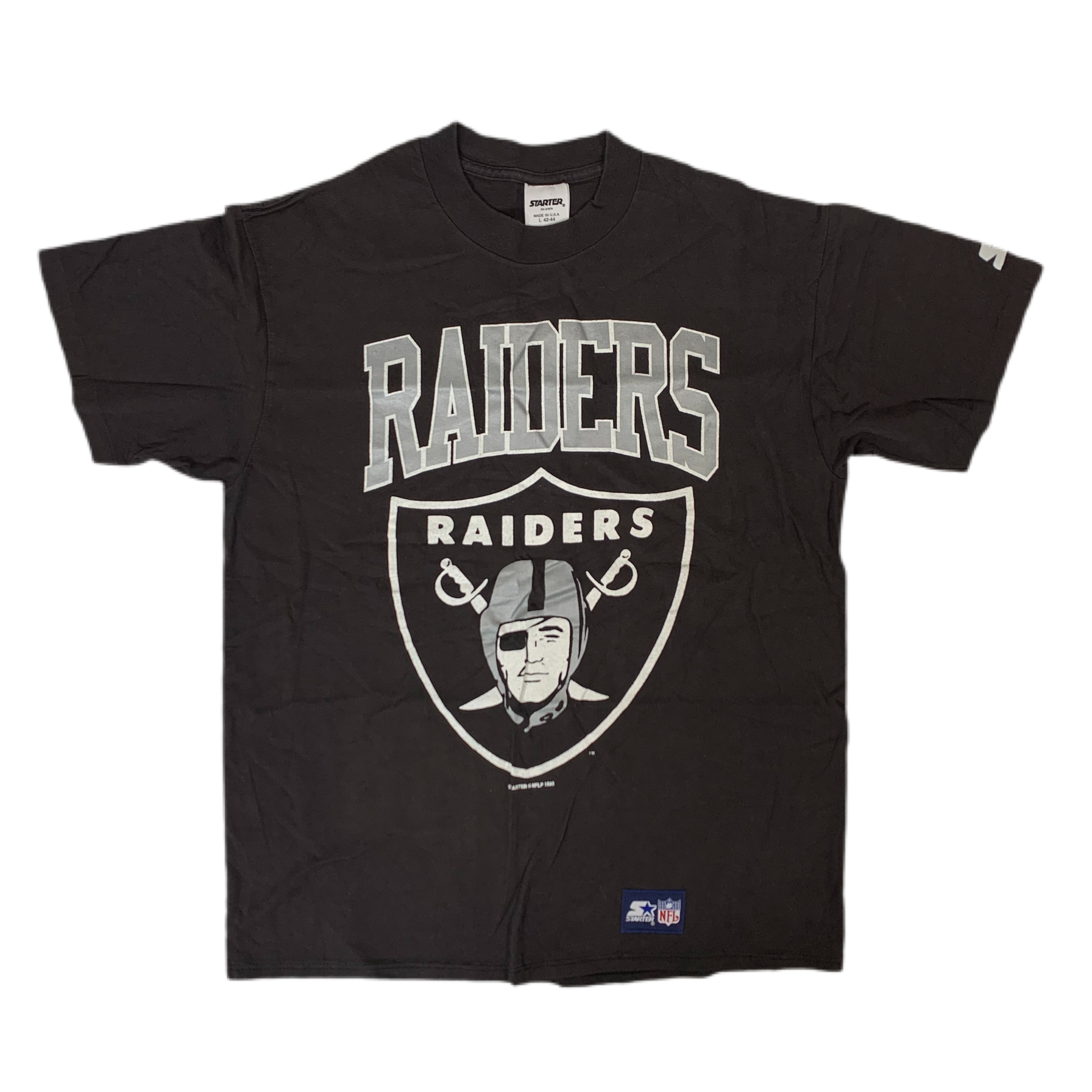 vintage Los Angeles raiders Starter シルバー Vintage Los Angeles Raiders