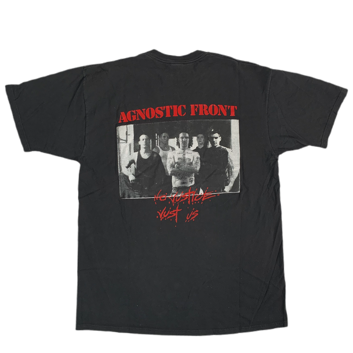 Vintage Agnostic Front &quot;No Justice Just Us&quot; T-Shirt - jointcustodydc