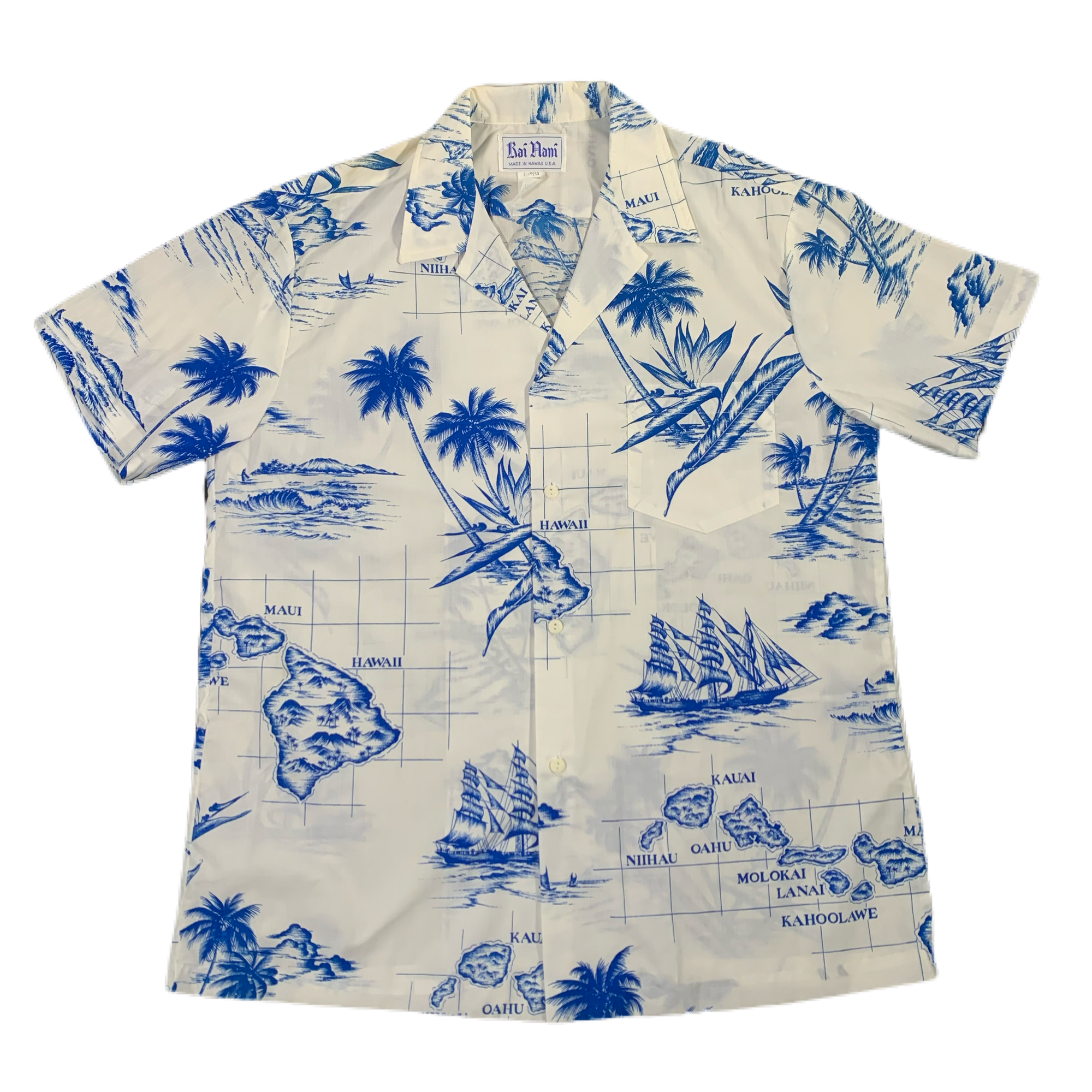 Vintage Kai Nani Open Collar “Hawaiian” Shirt - jointcustodydc