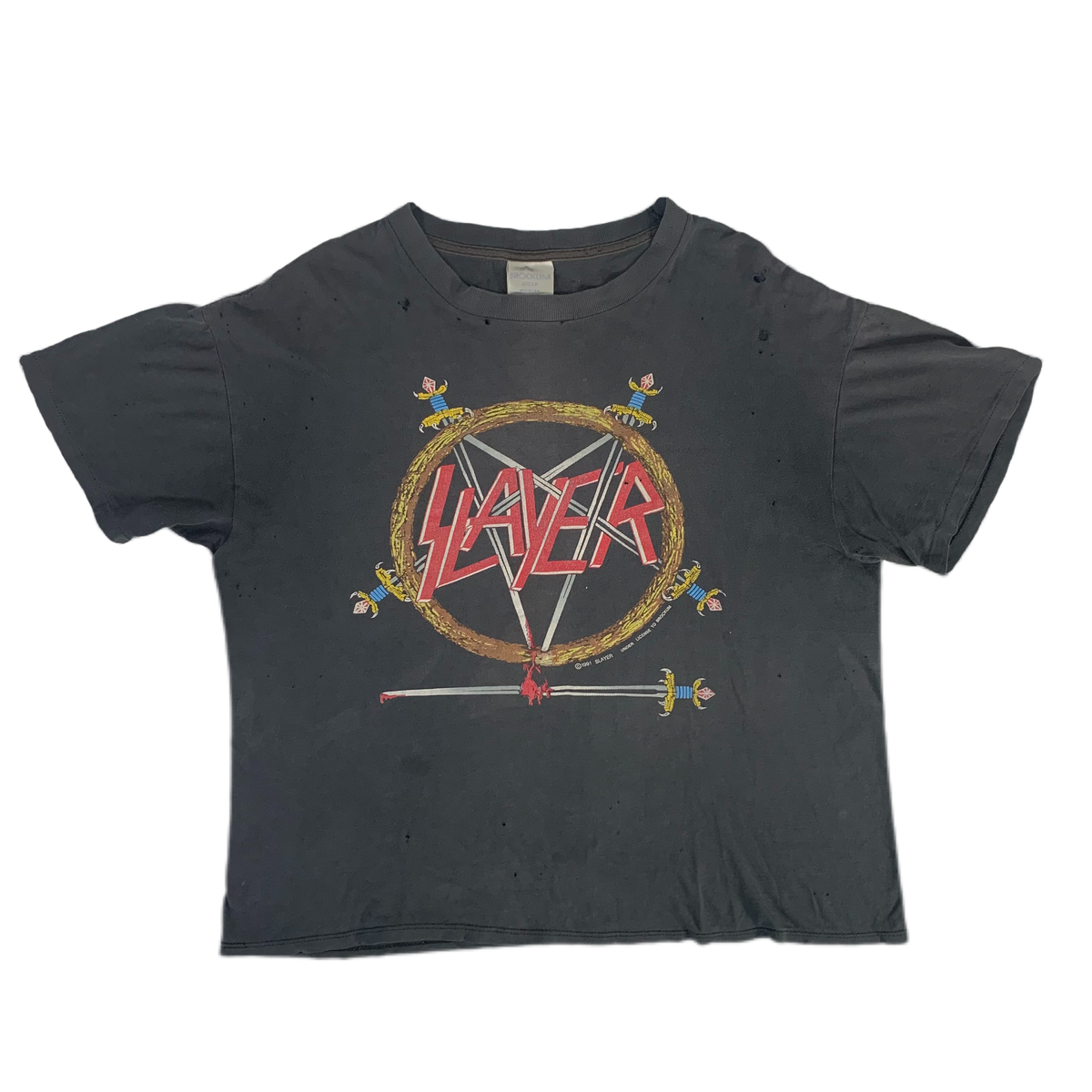 Vintage Slayer &quot;Hell Awaits&quot; T-Shirt