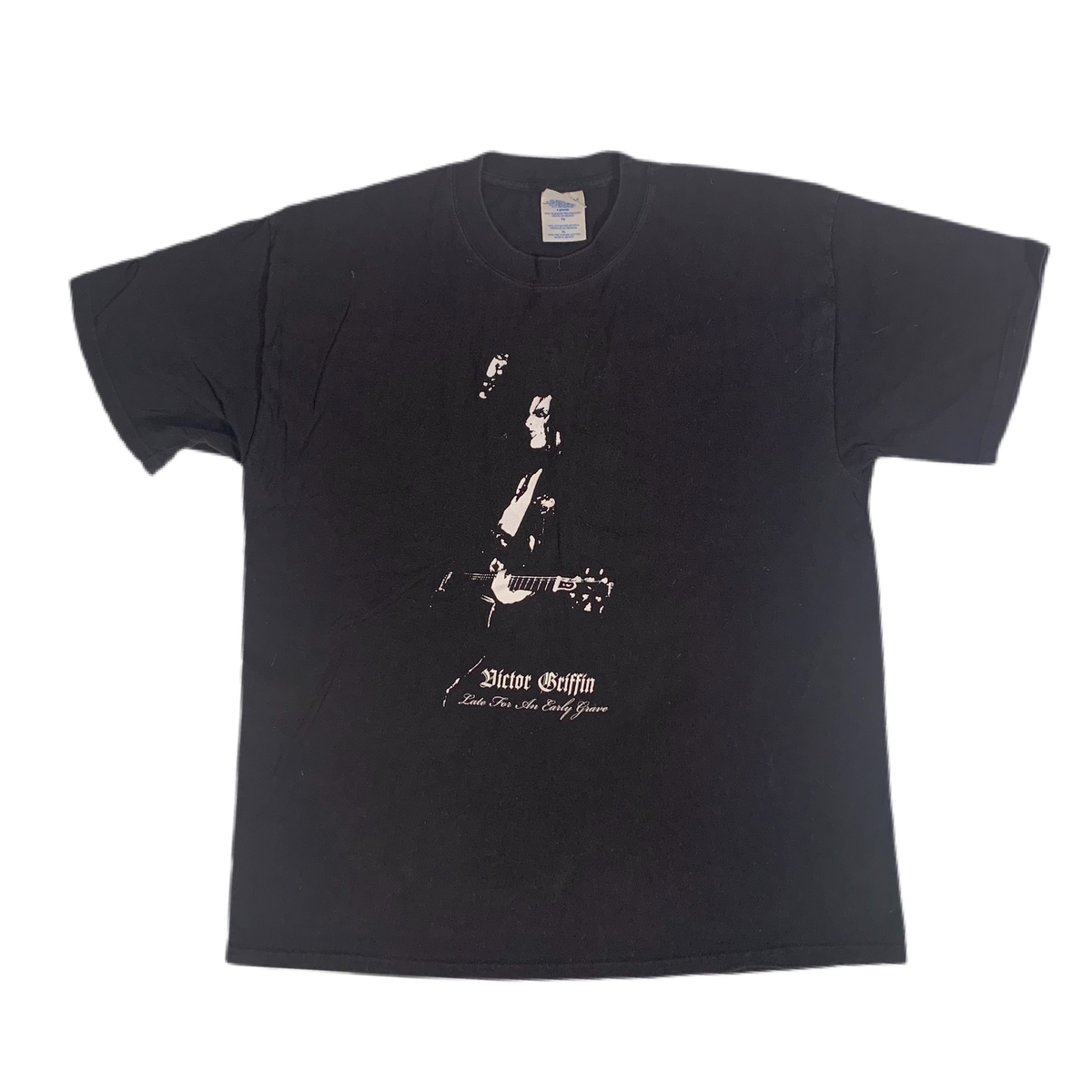 Vintage Victor Griffin &quot;Late For An Early Grave&quot; T-Shirt