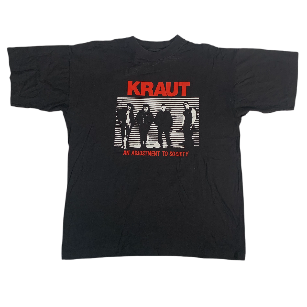 Vintage Kraut &quot;An Adjustment To Society&quot; T-Shirt