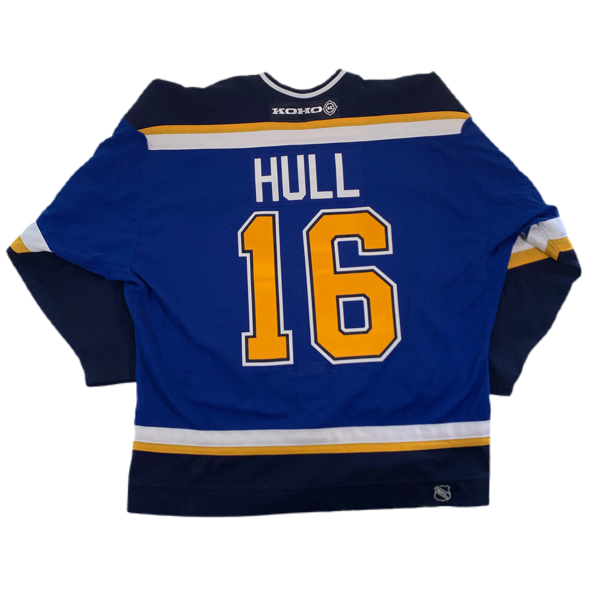 CCM St. Louis Blues NHL Brett Hull Vintage Sewn Name Number Jersey