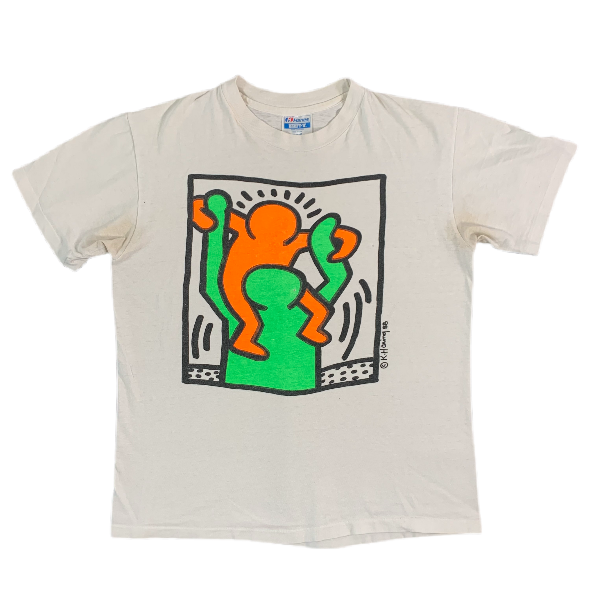 dårlig Bourgeon at føre Vintage Keith Haring "Baby On Shoulders" T-Shirt | jointcustodydc