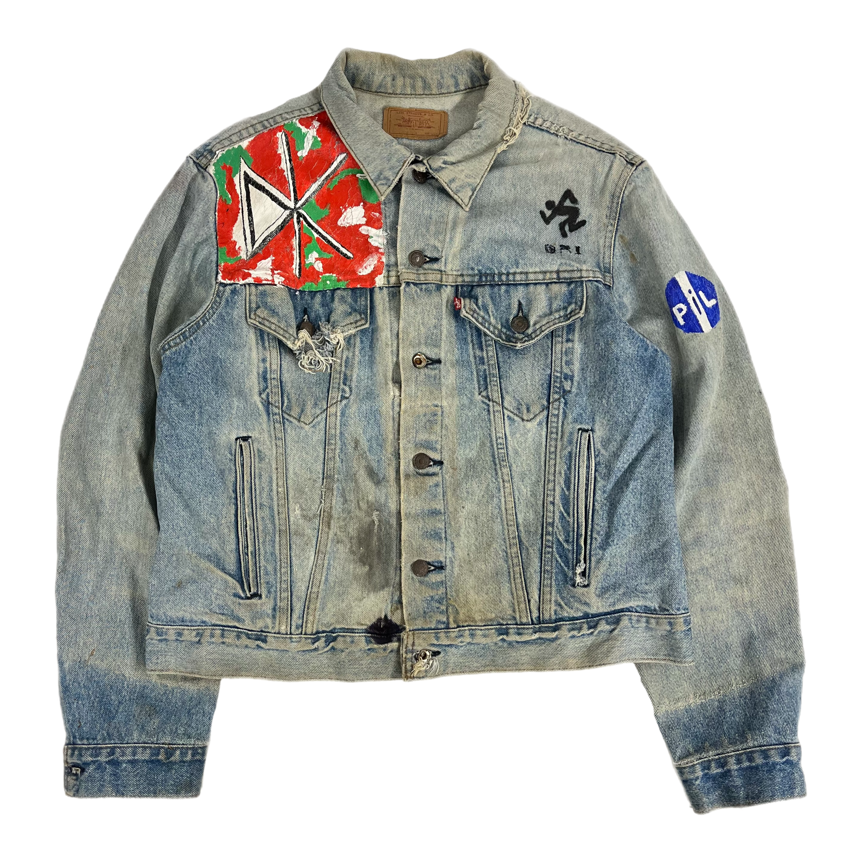 Vintage Levi s Made In U.S.A. Hand Painted