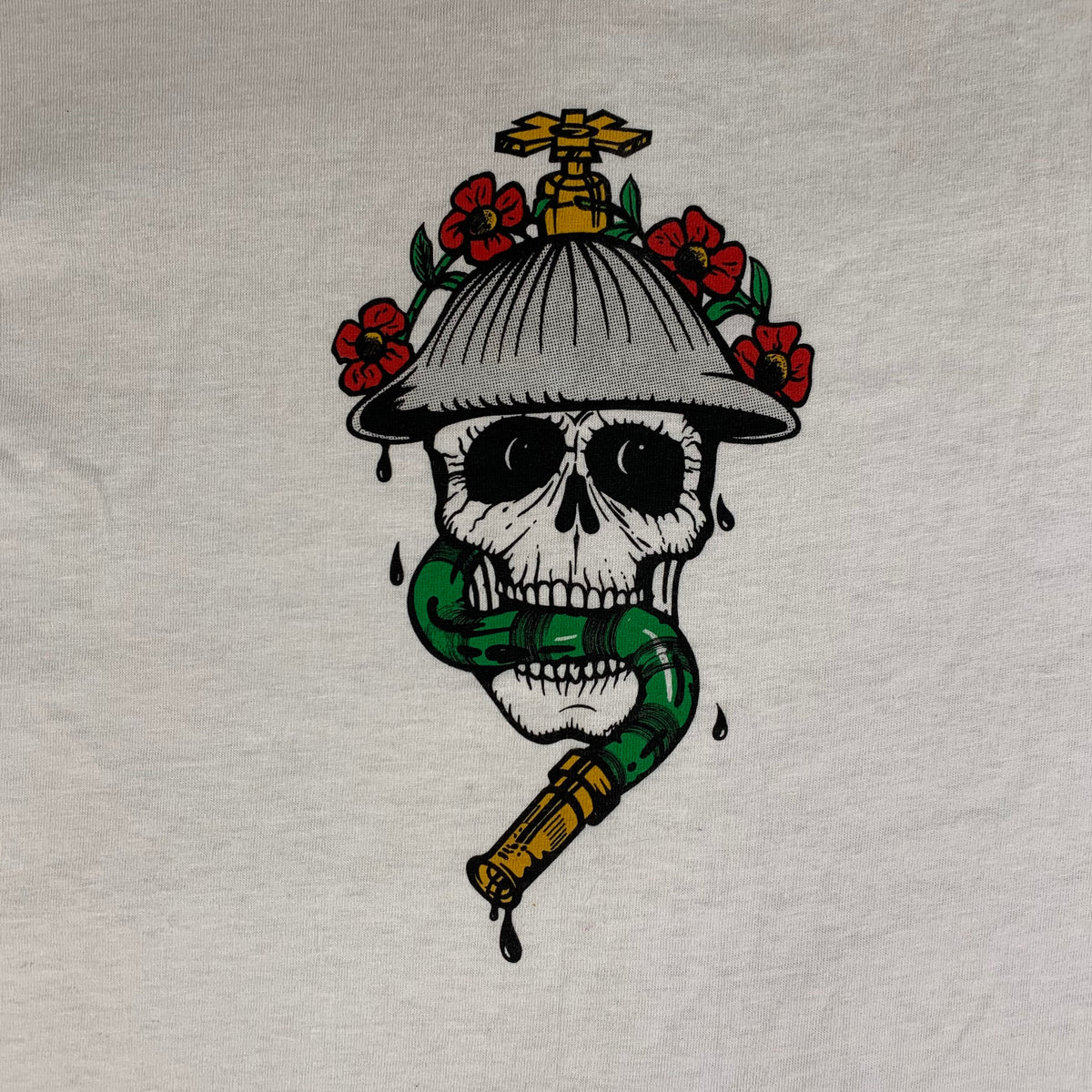 Vintage Chapter 7 Mike McGill &quot;Gardener Skull&quot; T-Shirt