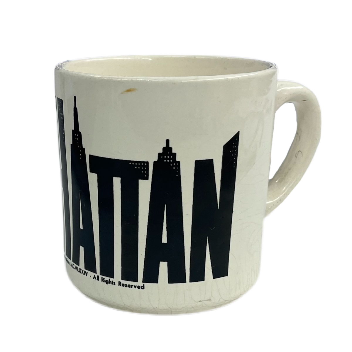 Vintage Woody Allen &quot;Manhattan&quot; Promotional Coffee Mug
