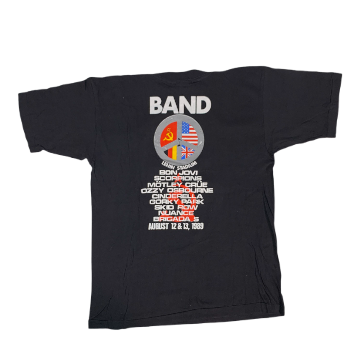 Vintage Ozzy Osbourne &quot;Moscow Music Peace Festival&quot; Crew T-Shirt