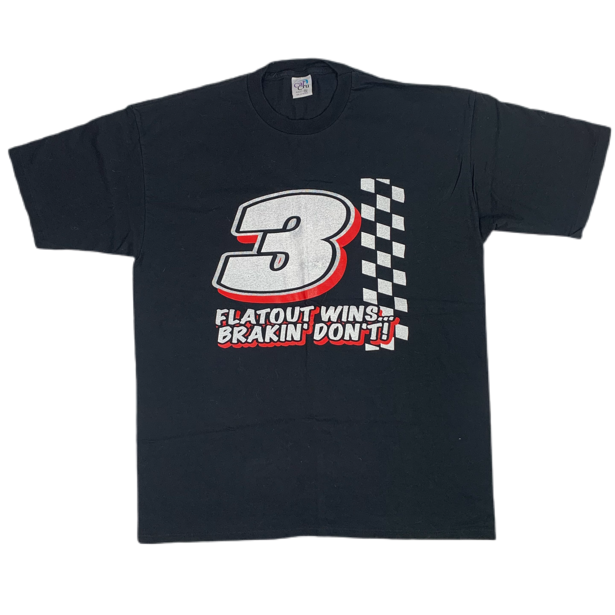 Vintage Dale Earnhardt #3 &quot;Nascar&quot; FLATOUT WINS.. T-Shirt