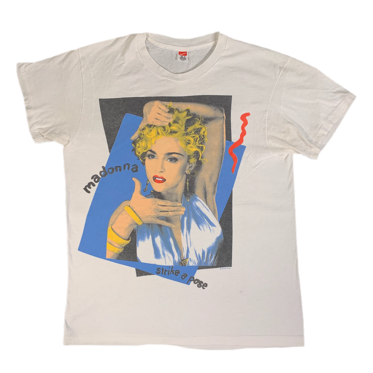 Vintage Madonna Blond Ambition &quot;Strike A Pose&quot; T-Shirt