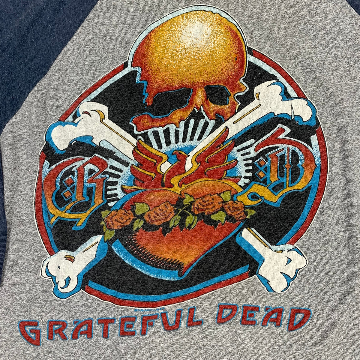 Vintage Grateful Dead &quot;Blue Rose&quot; Raglan Shirt