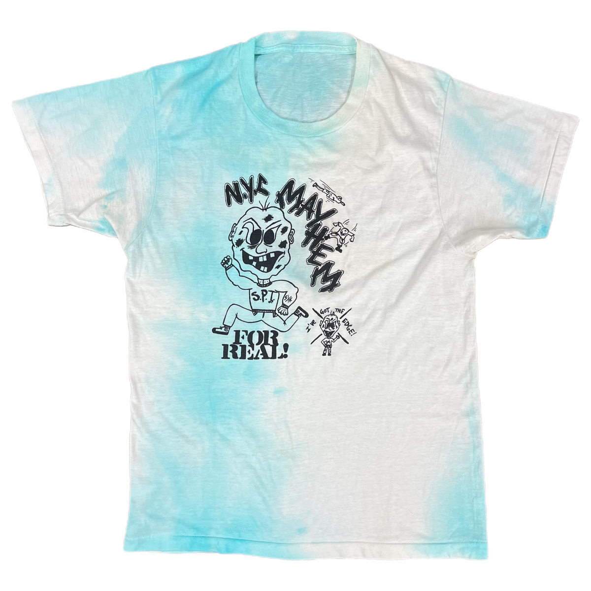 Vintage NYC Mayhem &quot;For Real!&quot; Tie Dye T-Shirt