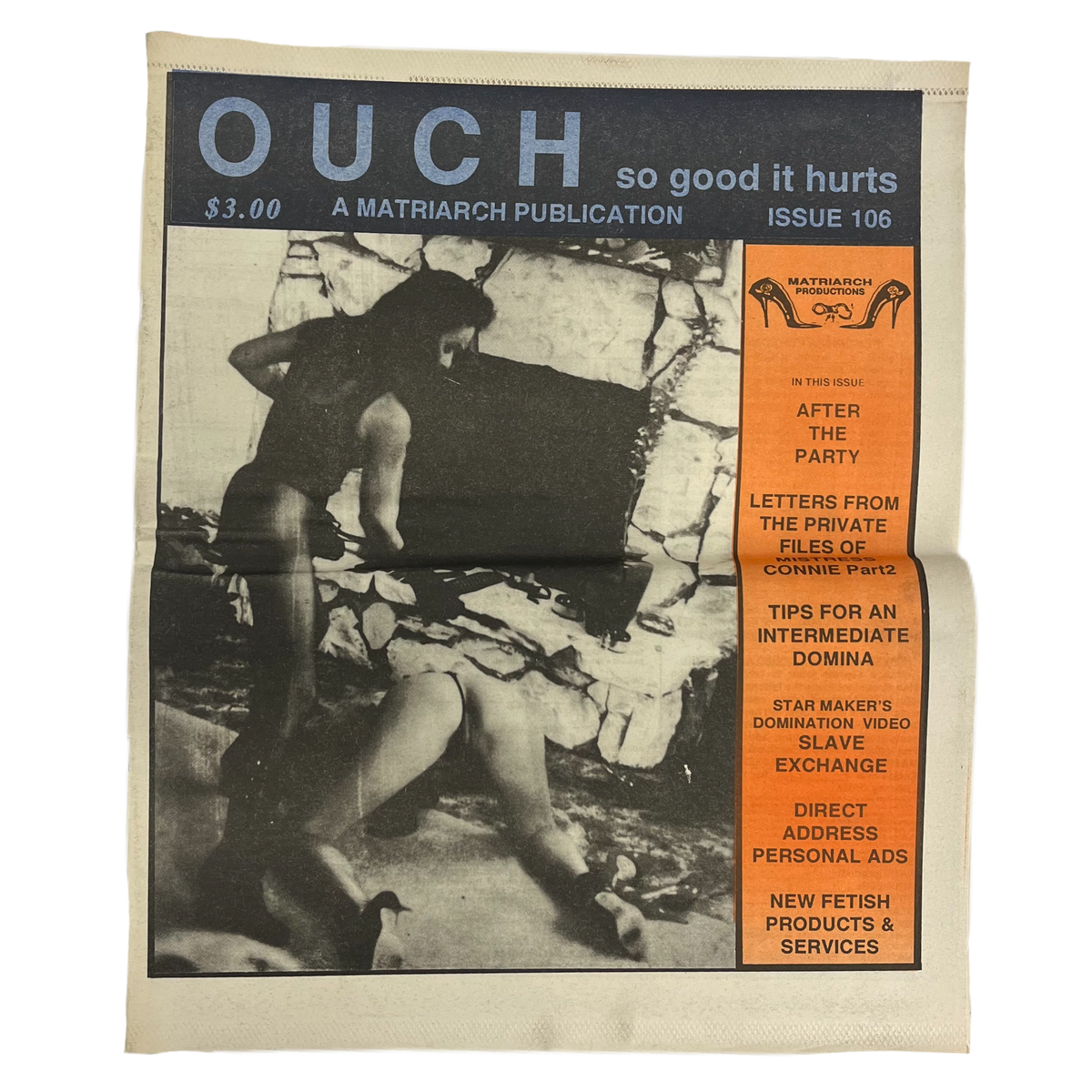 Vintage OUCH So Good It Hurts &quot;A Matriarch Publication&quot; Issue #106