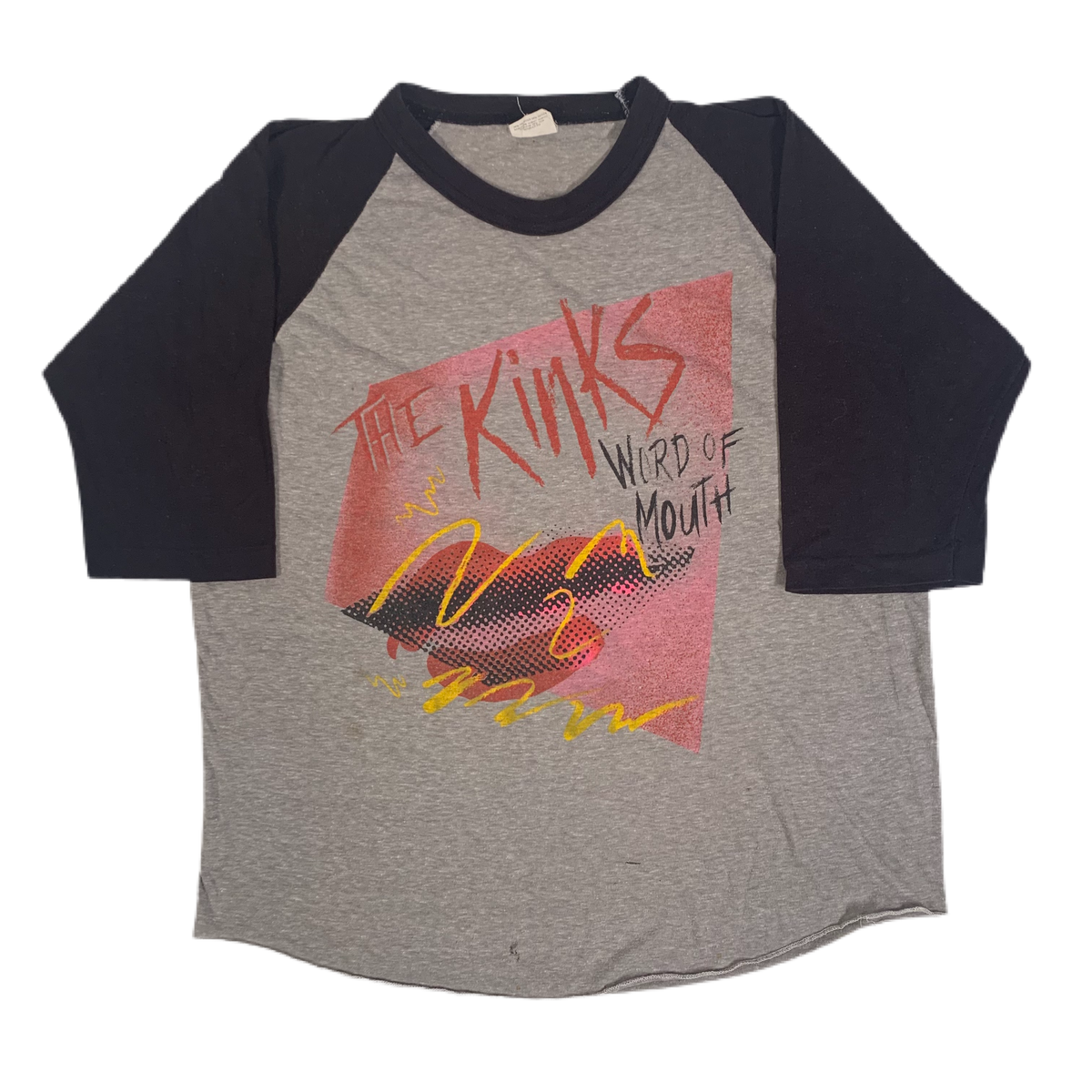 Vintage The Kinks &quot;Word Of Mouth&quot; Raglan Shirt