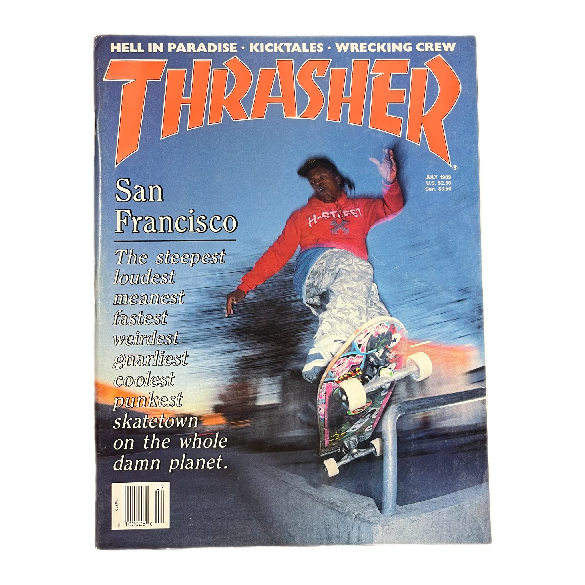 Vintage Thrasher Magazine Ron Allen July Issue jointcustodydc