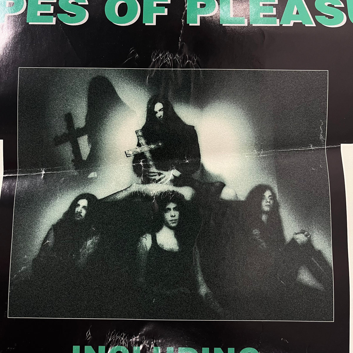 Vintage Type O Negative &quot;Bloody Kisses&quot; Roadrunner Records Promotional Poster