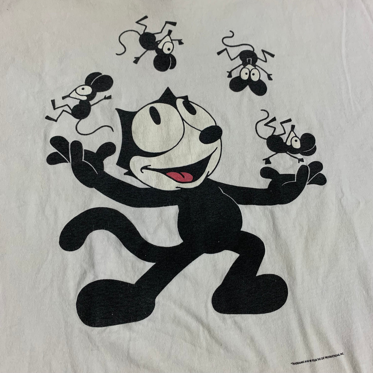 Vintage Felix The Cat &quot;Juggling Mice&quot; T-Shirt