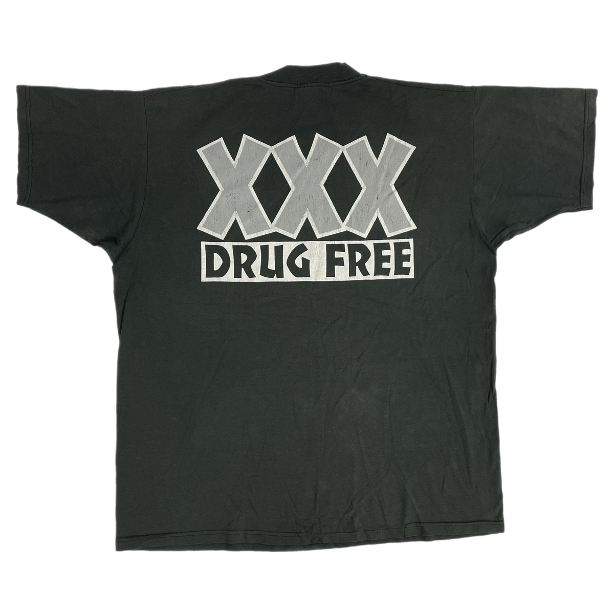 Vintage Straight Edge &quot;Drug Free&quot; T-Shirt