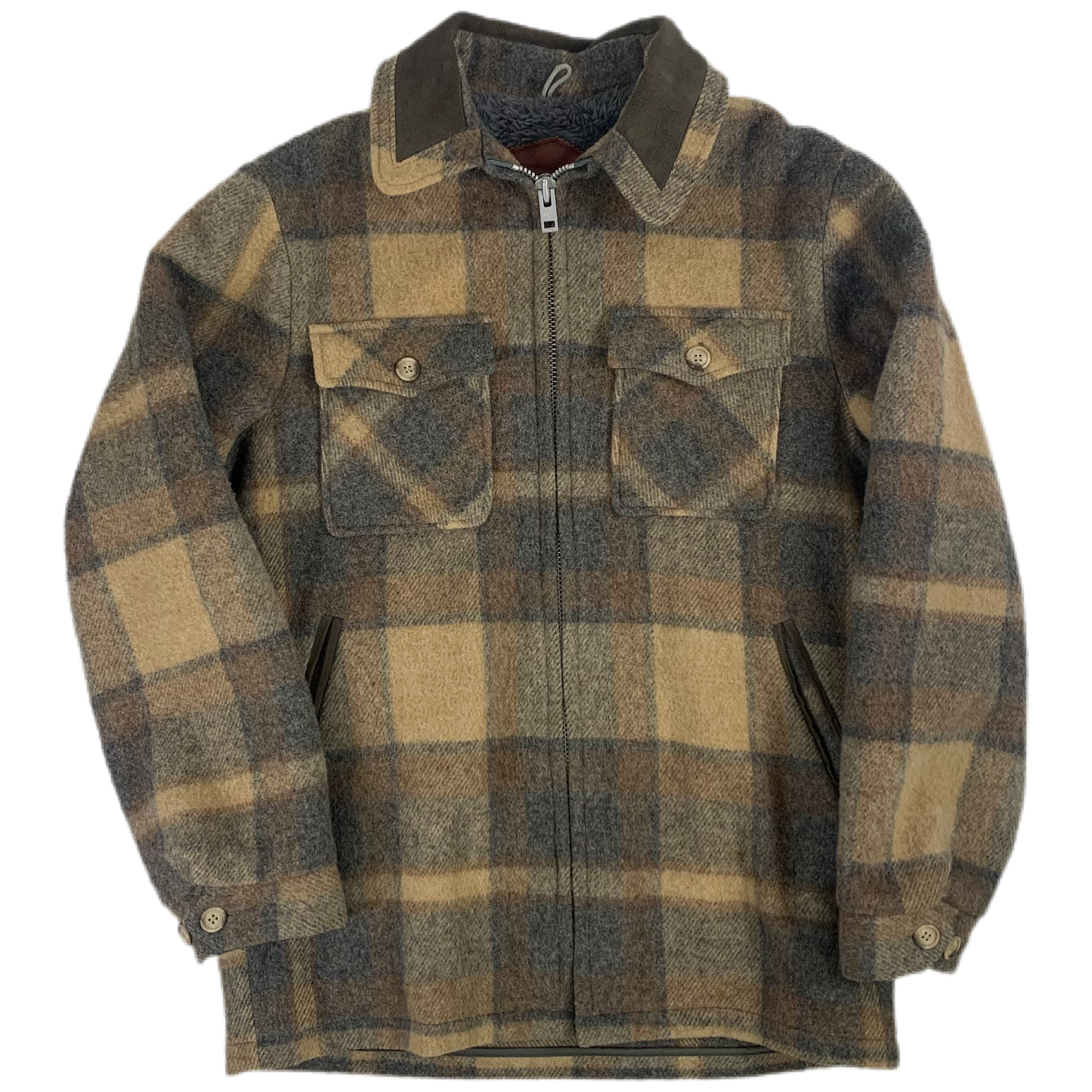 Vintage Woolrich "Pile-Lined" Heavy Wool Hunting Jacket