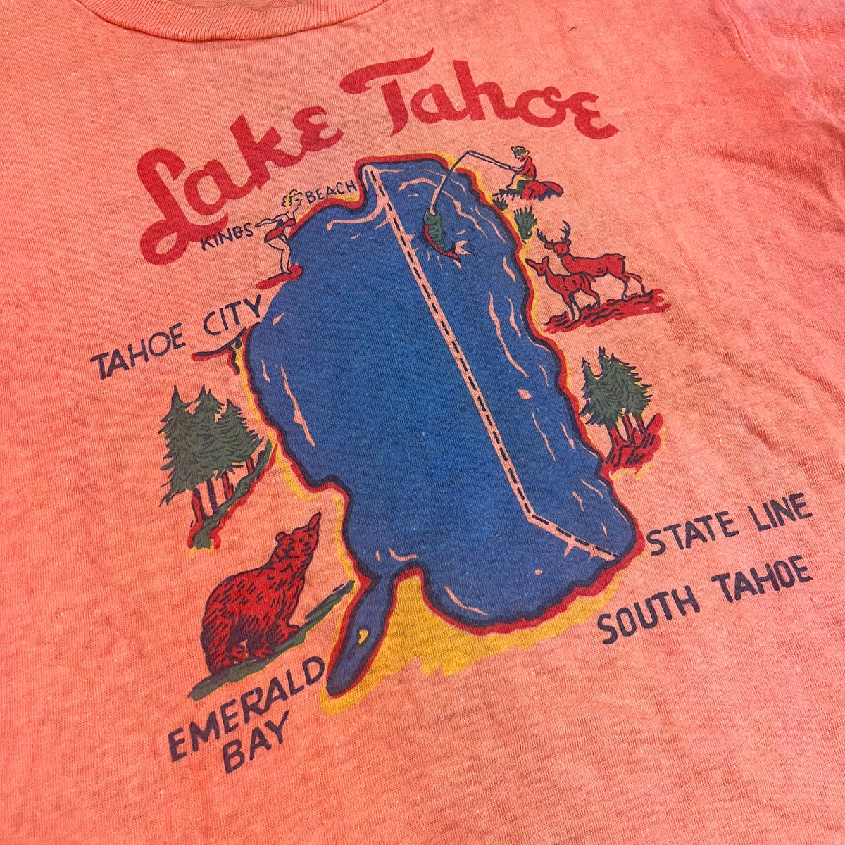 Vintage Lake Tahoe Souvenir T-Shirt