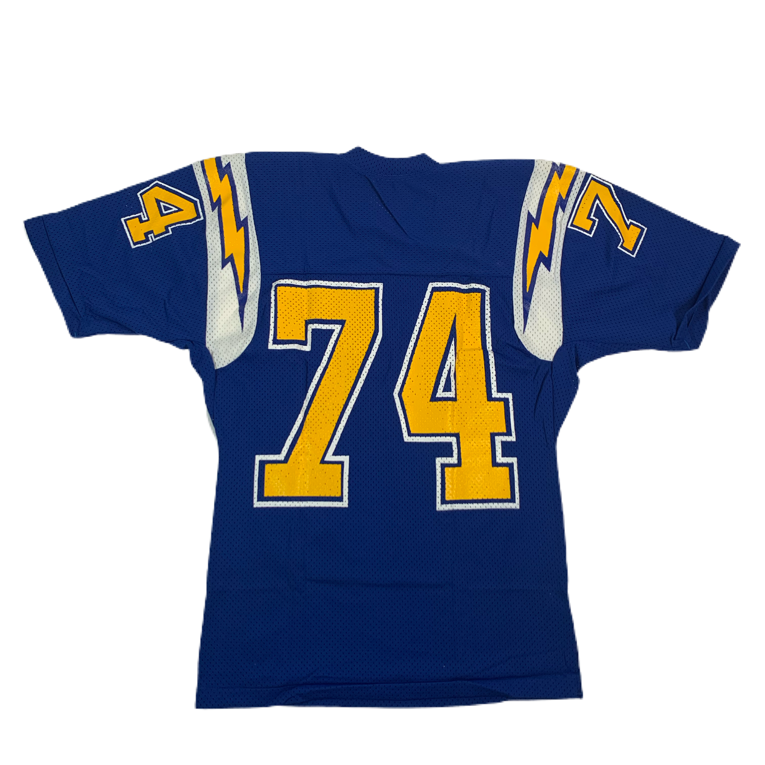Vintage Sand Knit 'Deacon Jones' San Diego Chargers Football Jersey