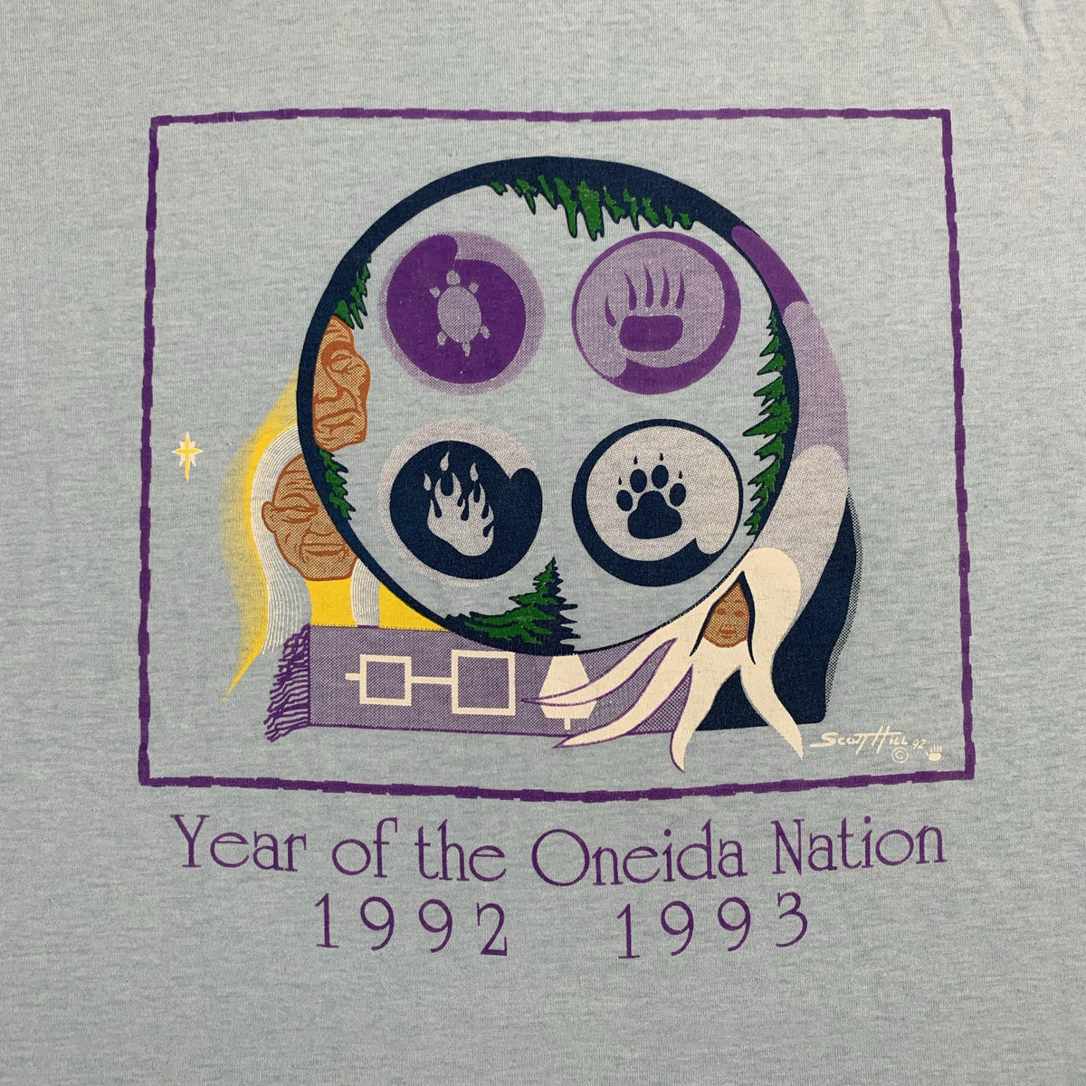 Vintage Oneida Nation Tribe “1992” T-Shirt - jointcustodydc