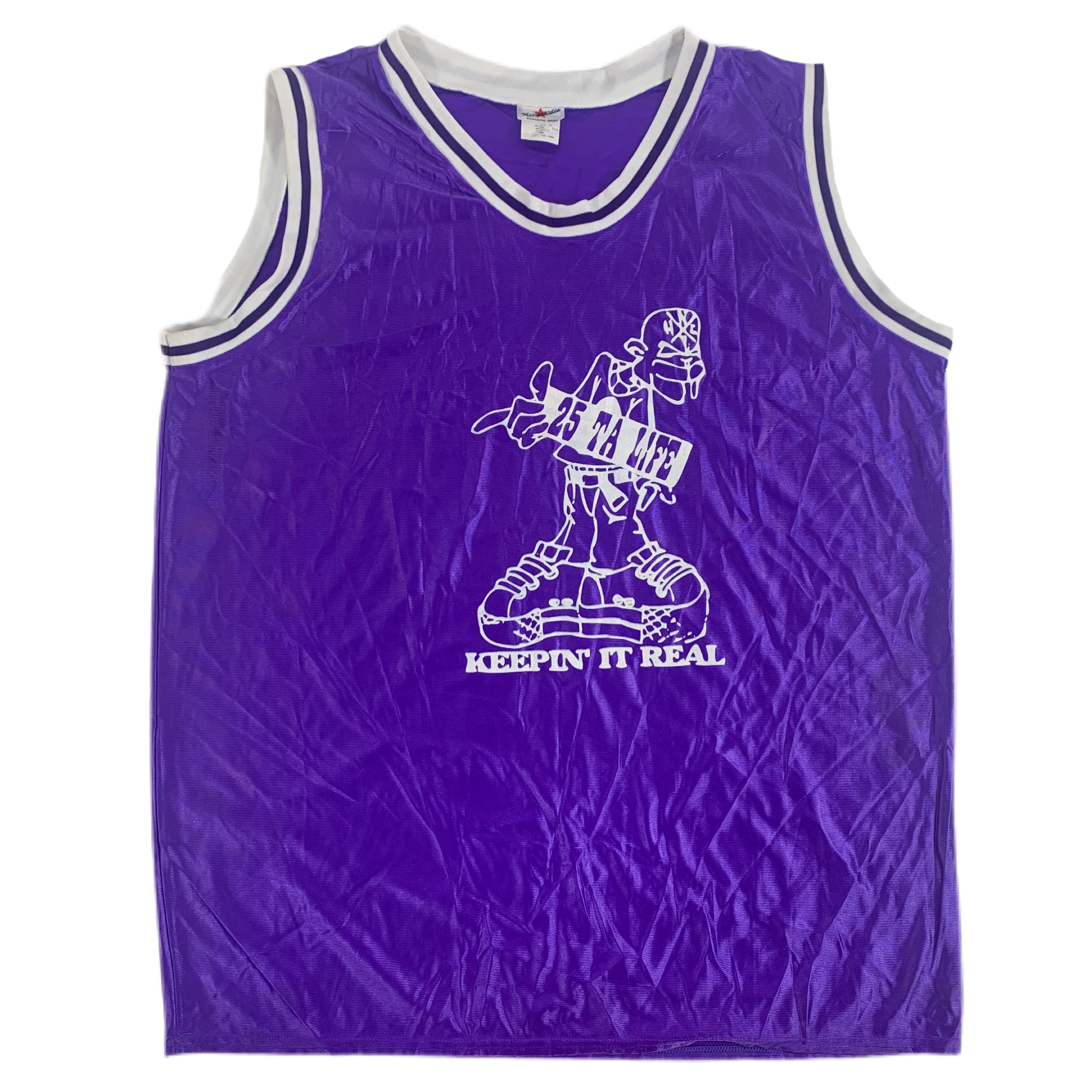 Vintage 25 Ta Life Keepin It Real Basketball Jersey