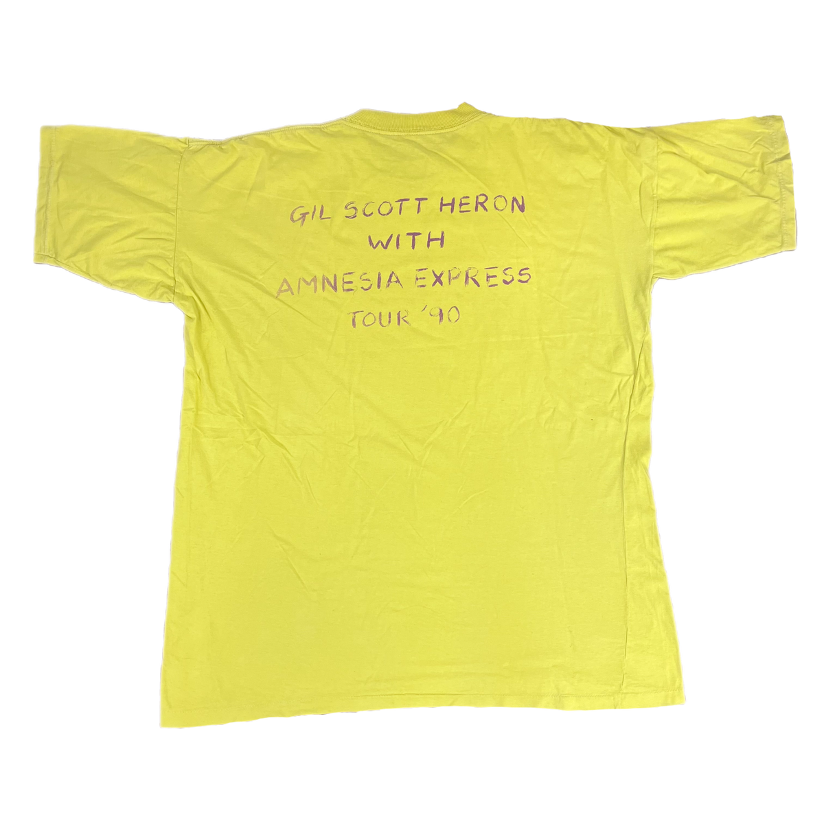 Vintage Gil Scott Heron &quot;Amnesia Express&quot; Tour T-Shirt