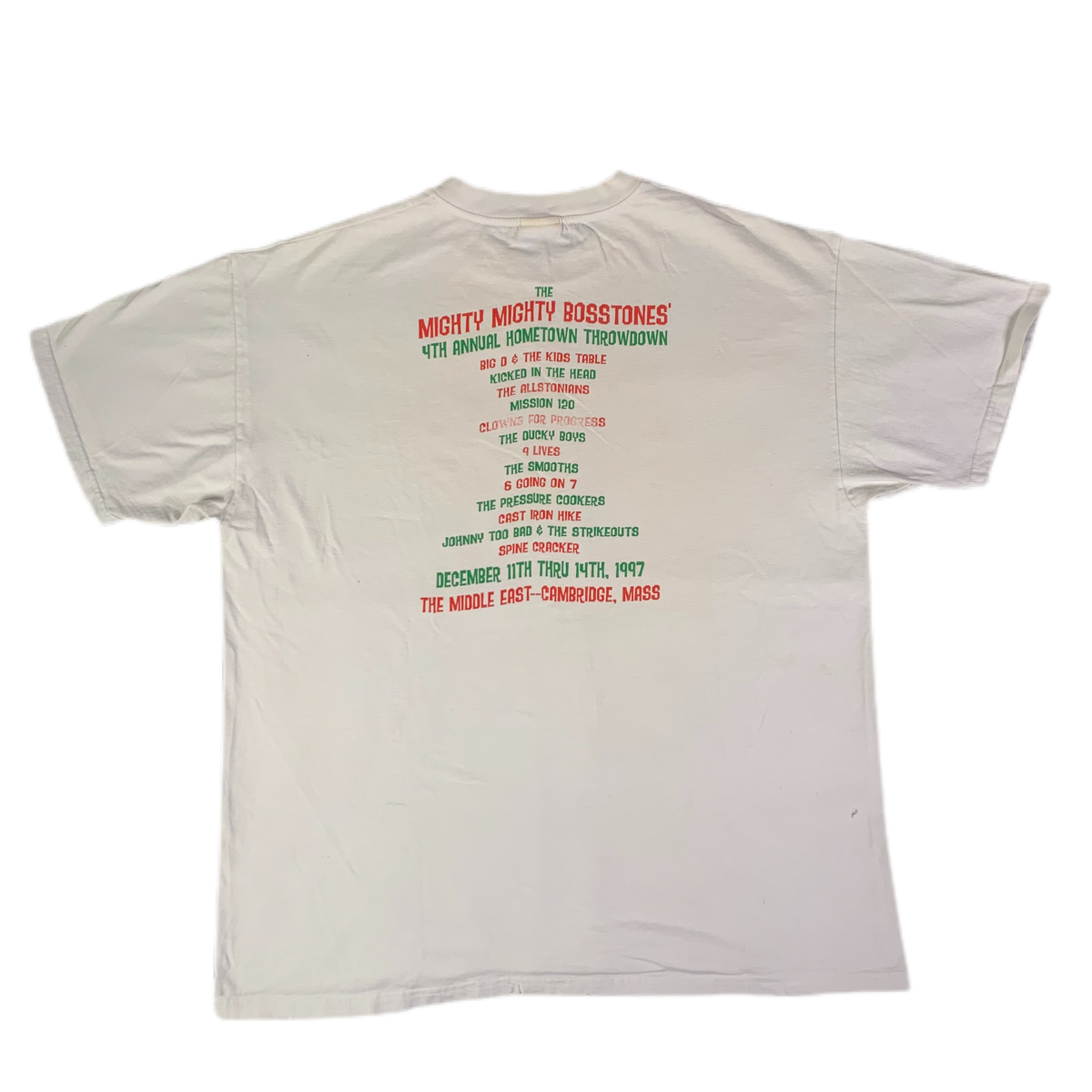 Vintage Mighty Mighty Bosstones &quot;Hometown Throwdown&quot; T-Shirt