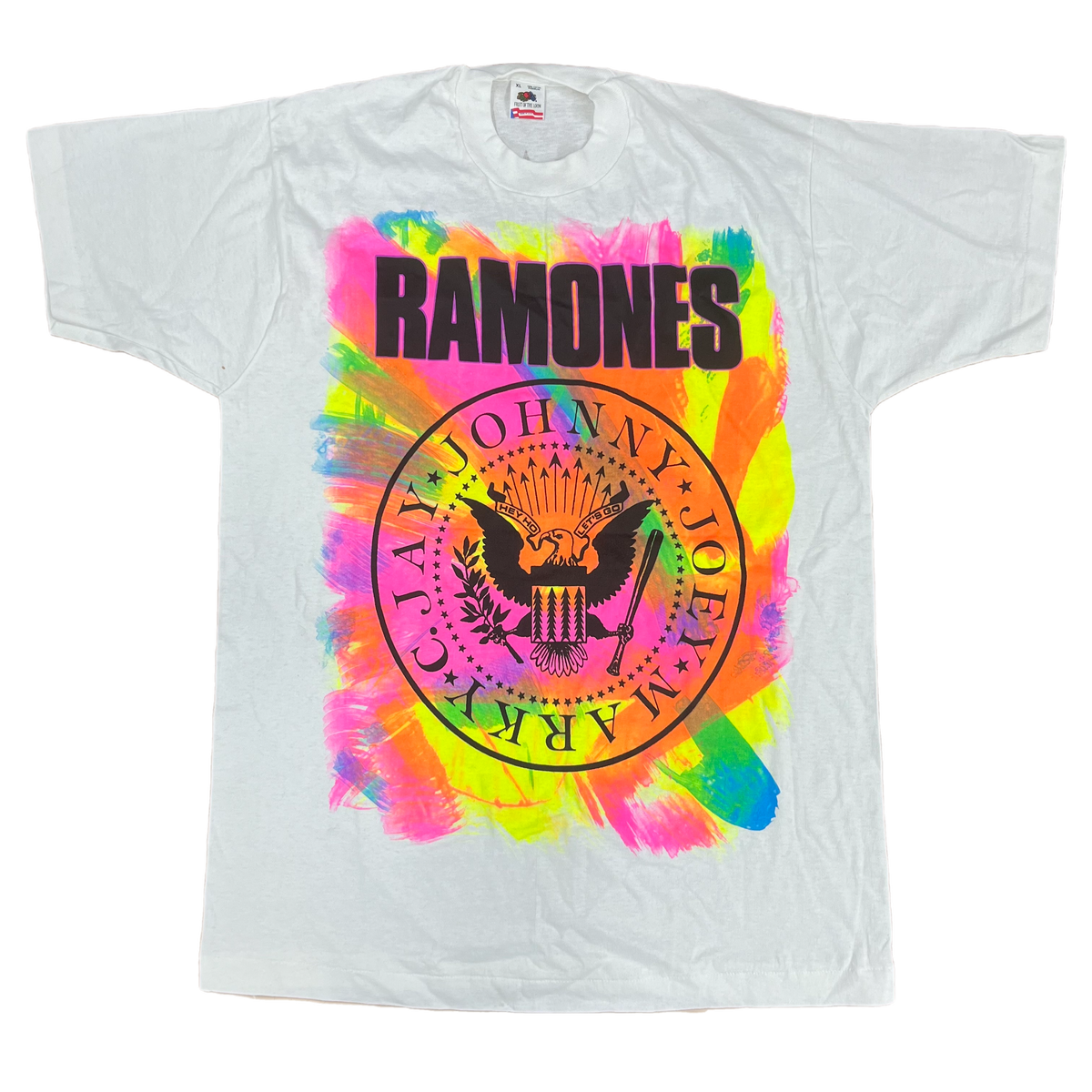 Vintage Ramones &quot;Escape From New York&quot; Hand Screened T-Shirt