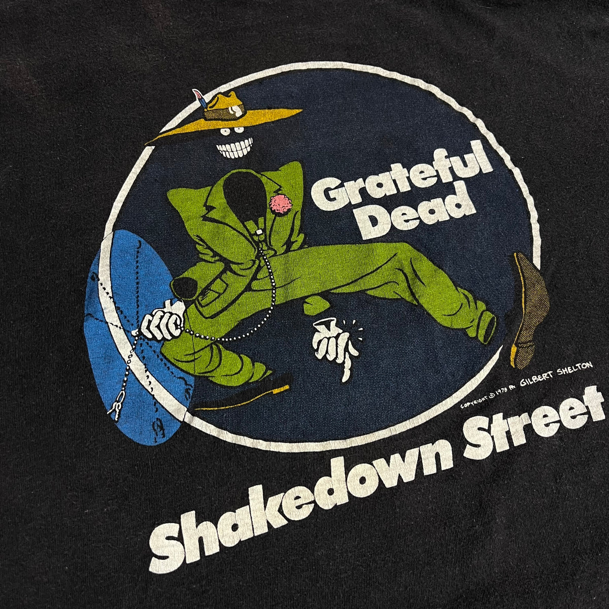 Vintage Grateful Dead &quot;Shakedown Street&quot; Gilbert Shelton T-Shirt